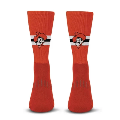NCAA Oklahoma State Cowboys Streak Team Color Crew Socks - L 3 NCAA Oklahoma State Cowboys Streak Team Color Crew Socks - L