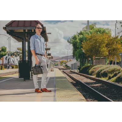 NCAA Cornell Big Red On The Go Lunch Cooler - Gray 3 NCAA Cornell Big Red On The Go Lunch Cooler - Gray
