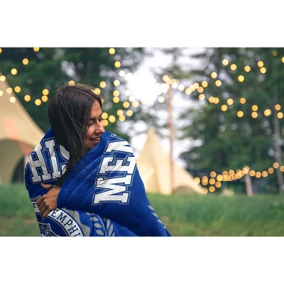 NCAA Memphis Tigers Crest Ultra Soft Blanket 3 NCAA Memphis Tigers Crest Ultra Soft Blanket