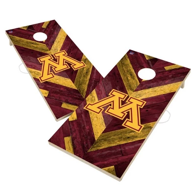 NCAA Minnesota Golden Gophers 2'x4' Solid Wood Cornhole Board 3 NCAA Minnesota Golden Gophers 2'x4' Solid Wood Cornhole Board