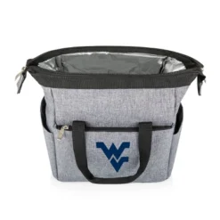 NCAA West Virginia Mountaineers On The Go Lunch Cooler - Gray