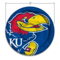 NCAA Kansas Jayhawks Flimzee Flying Disc: Polyester, 10" Diameter, Ages 2+ -Nacc GUEST 3a110c94 414b 4956 ba9e 959cab136373