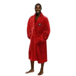 NCAA Georgia Bulldogs Silk Touch Bathrobe