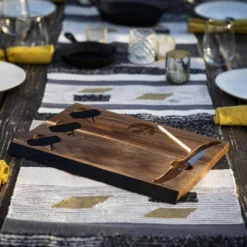 NCAA Iowa Hawkeyes Delio Acacia Wood Cheese Cutting Board And Tool Set -Nacc GUEST 3d5209b0 d147 4d2c 8d50 3f963529bd38