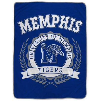 NCAA Memphis Tigers Crest Ultra Soft Blanket 4 NCAA Memphis Tigers Crest Ultra Soft Blanket - Image 2