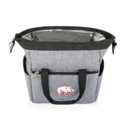 NCAA Arkansas Razorbacks On The Go Lunch Cooler - Gray