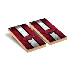 NCAA Arkansas Razorbacks Premium Cornhole Board Vintage Version