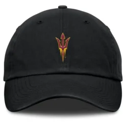 NCAA Arizona State Sun Devils Unstructured Black Tonal Cotton Hat