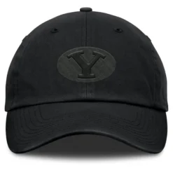 NCAA BYU Cougars Unstructured Black Tonal Cotton Hat