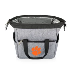 NCAA Clemson Tigers On The Go Lunch Cooler - Gray