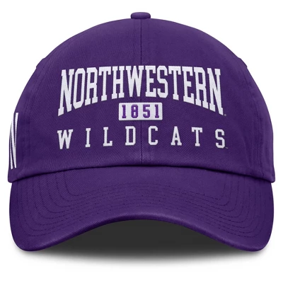 NCAA Northwestern Wildcats Relaxed Fit Adjustable Hat 3 NCAA Northwestern Wildcats Relaxed Fit Adjustable Hat