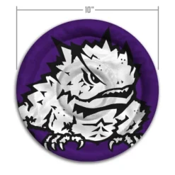 NCAA TCU Horned Frogs Flimzee Flying Disc: Polyester, 10" Diameter -Nacc GUEST 5cdc501e 7cc5 4eb9 a25f c630e1b3ccb3