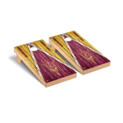 NCAA Arizona State Sun Devils Premium Cornhole Board Triangle Weathered Version