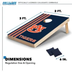 NCAA Auburn Tigers 2'x3' Wood Cornhole Set -Nacc GUEST 5e4fe8ab a957 4f51 b593 797465771e1b