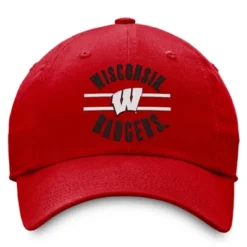 NCAA Wisconsin Badgers Unstructured Captain Kick Cotton Hat
