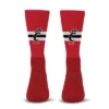 NCAA Cincinnati Bearcats Streak Team Color Crew Socks - L
