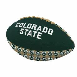 NCAA Colorado State Rams Mini-Size Rubber Football: All Ages Sports Ball