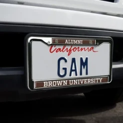 Brown University Alumni Logo Full Size Standard License Plate Metal Frame