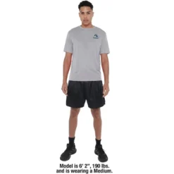 Men's Northern Vermont University Men's Sport Active T-Shirt Left Chest Logo