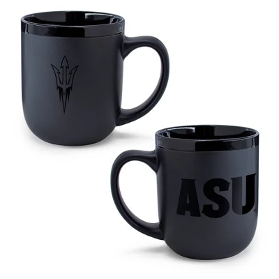 NCAA Arizona State Sun Devils 12oz Ceramic Coffee Mug - Black 4 NCAA Arizona State Sun Devils 12oz Ceramic Coffee Mug - Black - Image 2