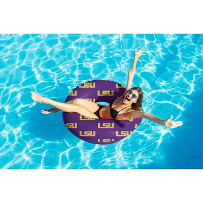 NCAA LSU Tigers 48" Inflatable Pool Float: PVC Water Float, 330 Lbs Capacity 4 NCAA LSU Tigers 48" Inflatable Pool Float: PVC Water Float, 330 Lbs Capacity - Image 2