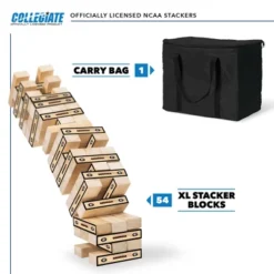 NCAA Georgia Bulldogs Giant Wooden Tumbling Tower