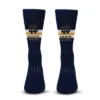 NCAA Notre Dame Fighting Irish Streak Team Color Crew Socks - L
