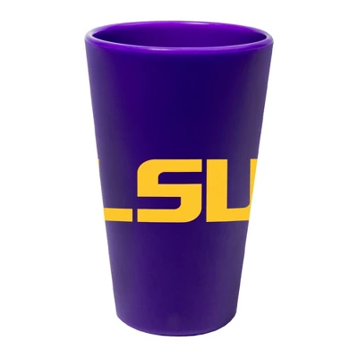 NCAA LSU Tigers Silicone Pint Glass - 16oz: Multicolor Drinkware, Silicone Material 4 NCAA LSU Tigers Silicone Pint Glass - 16oz: Multicolor Drinkware, Silicone Material - Image 2