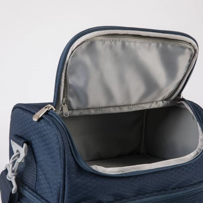 NCAA West Virginia Mountaineers Pranzo Dual Compartment Lunch Bag - Blue 7 NCAA West Virginia Mountaineers Pranzo Dual Compartment Lunch Bag - Blue - Image 5