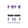 NCAA Kansas State Wildcats Premium Knit Crew Socks - White