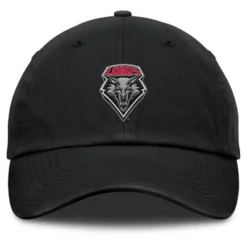 NCAA New Mexico Lobos Unstructured Black Tonal Cotton Hat