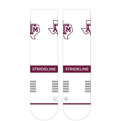 NCAA Texas A&M Aggies Premium Knit Crew Socks - White 3 NCAA Texas A&M Aggies Premium Knit Crew Socks - White