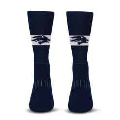 NCAA Nevada Reno Wolf Pack Streak Team Color Crew Socks - L