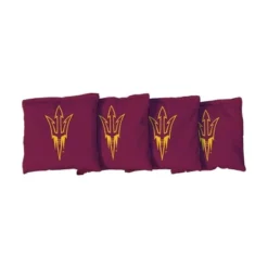 NCAA Arizona State Sun Devils Corn-Filled Cornhole Bags Red - 4pk