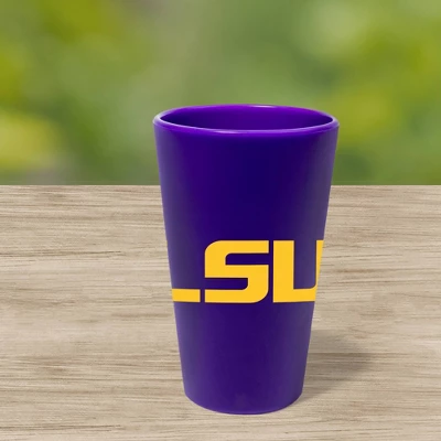 NCAA LSU Tigers Silicone Pint Glass - 16oz: Multicolor Drinkware, Silicone Material 3 NCAA LSU Tigers Silicone Pint Glass - 16oz: Multicolor Drinkware, Silicone Material