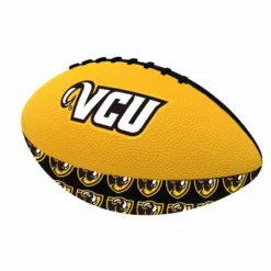 NCAA VCU Rams Repeating Mini-Size Rubber Football: Sports Ball, NCAA Licensed