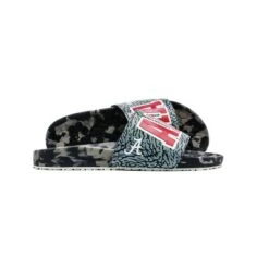 NCAA Alabama Crimson Tide Slydr Pro Black Sandals - Gray