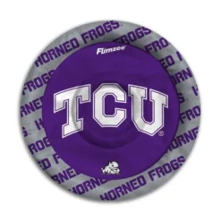 NCAA TCU Horned Frogs Flimzee Flying Disc: Polyester, 10" Diameter -Nacc GUEST c227dd62 015a 41e7 811f aafcbb76a809