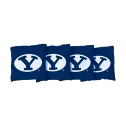 NCAA BYU Cougars Corn-Filled Cornhole Bags Royal Blue - 4pk