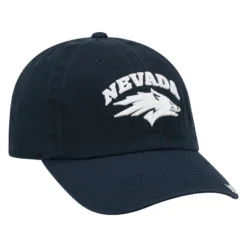 NCAA Nevada Wolf Pack Unstructured Washed Cotton Hat: Adjustable Lightweight Baseball Cap