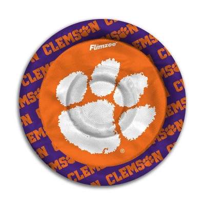 NCAA Clemson Tigers Flimzee Flying Disc: Polyester, 10" Diameter 8 NCAA Clemson Tigers Flimzee Flying Disc: Polyester, 10" Diameter - Image 6