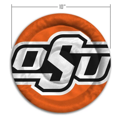 NCAA Oklahoma State Cowboys Flimzee: Polyester Flying Disc, 10" Diameter 6 NCAA Oklahoma State Cowboys Flimzee: Polyester Flying Disc, 10" Diameter - Image 4