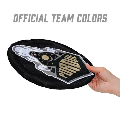 NCAA Purdue Boilermakers Flimzee Flying Disc: Polyester, 10" Diameter 4 NCAA Purdue Boilermakers Flimzee Flying Disc: Polyester, 10" Diameter - Image 2