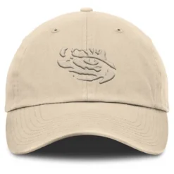 NCAA LSU Tigers Unstructured Khaki Tonal Cotton Hat