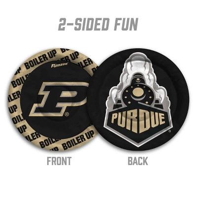 NCAA Purdue Boilermakers Flimzee Flying Disc: Polyester, 10" Diameter 3 NCAA Purdue Boilermakers Flimzee Flying Disc: Polyester, 10" Diameter