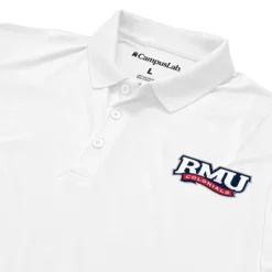 Men's Robert Morris University Adult Polo Left Chest Logo -Nacc GUEST d759b80c 634d 43ed 9395 4f2507f41b98