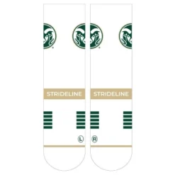 NCAA Colorado State Rams Premium Knit Crew Socks - White