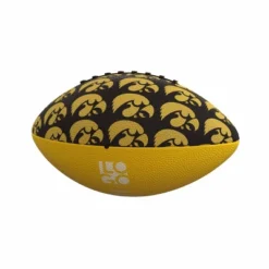 NCAA Iowa Hawkeyes Mini-Size Rubber Football