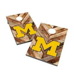 NCAA Michigan Wolverines 2'x3' Cornhole Bag Toss Game Set