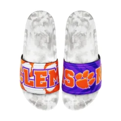 NCAA Clemson Tigers Slydr Pro White Sandals - Purple -Nacc GUEST e7cf1b53 abbc 411b a5d7 86531736b6ef